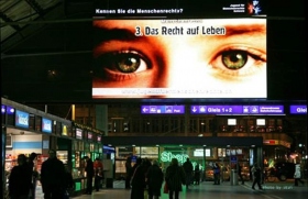 Commuters learn their rights in Swiss train stations.